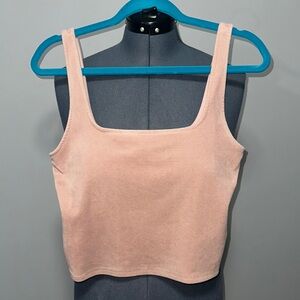 **LIKE NEW** EXPRESS SUEDE CROPPED PAJAMA TOP